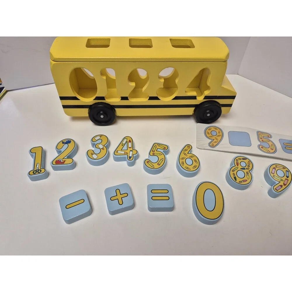 Melissa and Doug Math Bus, Numbers, Adding/Subtracting Fun missing #7